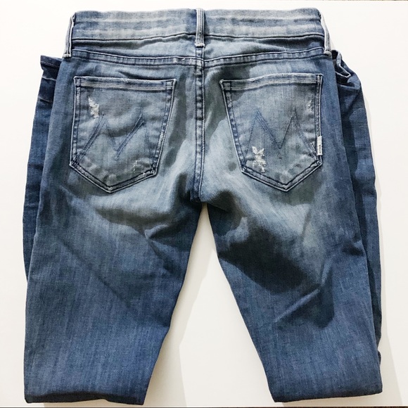 MOTHER | The Looker Graffiti Girl Distressed Jeans - Picture 3 of 8